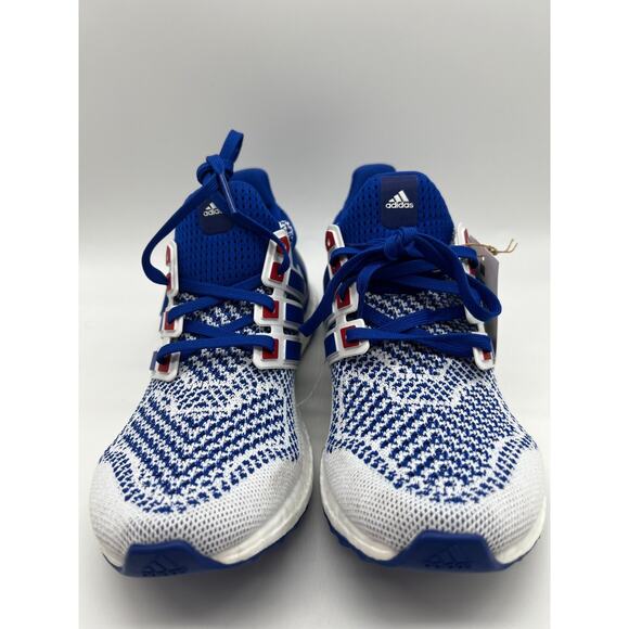 adidas Ultraboost 1.0 Cloud White Royal Blue Running Shoes IH3018 Men's Size 7.5 - Picture 10 of 12